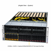 Serveur GPU Supermicro SYS-421GE-TNRT 4U, double socket, PCIe 5.0, serveur de calcul AI 10-GPU pour l'apprentissage profond HPC