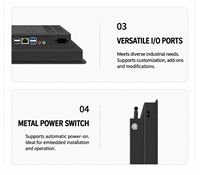 BKHD 12 1 inch ingebed capacitief touchscreen industriële paneel-pc I3 3217U I5 7300U J6412 I5 10210U HMI-computer