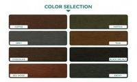 Revestimiento de Pared Impermeable de WPC, Panel Compuesto de Madera y Plástico para Exteriores, Revestimiento Decorativo para Vallas de Jardín y Casas