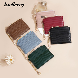 กระเป๋าใส่บัตร Baellerry รุ่นมินิ แบบมีซิปและสายโซ่ สำหรับผู้หญิง ใช้ได้ทุกวัน - Product Image 4