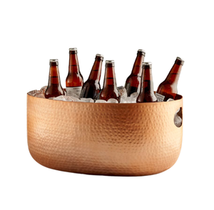 Top Design Rectangulaire Refroidisseur De Vin Fabricant En Gros Bouteille De Bière Cuivre Boisson Baignoires Fournisseur - Product Image 6