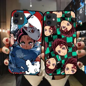 Demon Slayer Anime Jepang Ichiro Izuzaka casing ponsel TPU grosir kartun untuk iPhone 14 13 12 11 Pro max