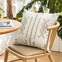 Innermor maroc personnalisé luxe jeter taie d'oreiller Style Boho broderie soyeux haute qualité tissu géométrique tissé chauffé