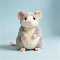 Jouet en peluche souris de qualité CE, durable, lavable, écologique, sûr, cadeau pour enfants