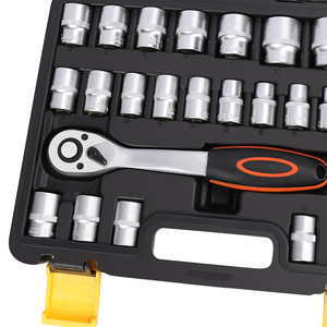 Juego <span class=keywords><strong>de</strong></span> enchufes universales <span class=keywords><strong>de</strong></span> 1/<span class=keywords><strong>2</strong></span> pulgadas, 24T, varias llaves <span class=keywords><strong>de</strong></span> rueda, caja <span class=keywords><strong>de</strong></span> plástico negro, a presión, venta al por mayor - Product Image 4