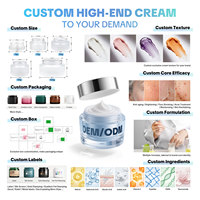 Crème hydratante pour le visage au peptide de cuivre bleu GHK-Cu, crème anti-rides GHK-Cu, crème pour la peau, haute qualité, lignes fines et lisses