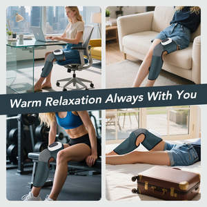 <span class=keywords><strong>Meilleur</strong></span> vendeur Masseur de cuisse et de mollet sans fil portable Chauffage Compression d'air pour la circulation sanguine Produits de massage - Product Image 6