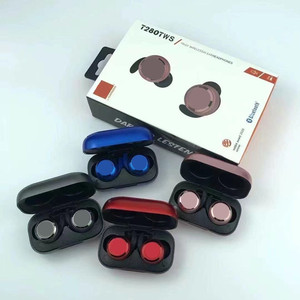 T280TWS <b>Wireless</b> Earphones Bluetooth 5.0 Touch Control Type C Charging Sports Headphones - Product Image 1