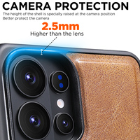 Coque de téléphone SUTENI pour Samsung S26 Ultra avec chargement magnétique sans fil, texture lisse effet cire, cuir synthétique de luxe pour Galaxy S25 Plus S24