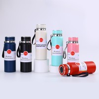 Nouvelle tasse isotherme en acier inoxydable 316, compacte et portable, bouteille sport à double paroi sous vide avec infuseur à thé intégré et poignée de transport