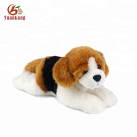 Peluche pelucheuse animée Chiens avec grosse tête