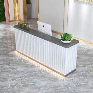 <span class=keywords><strong>Comptoir</strong></span> <span class=keywords><strong>de</strong></span> <span class=keywords><strong>caisse</strong></span> au design minimaliste <span class=keywords><strong>pour</strong></span> magasin <span class=keywords><strong>de</strong></span> vêtements <span class=keywords><strong>pour</strong></span> femmes, bar, <span class=keywords><strong>salon</strong></span> <span class=keywords><strong>de</strong></span> beauté, <span class=keywords><strong>salon</strong></span> <span class=keywords><strong>de</strong></span> <span class=keywords><strong>coiffure</strong></span> et réception - Product Image 4
