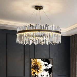 Simple Modern Hotel Gold Pendant <b>Light</b> Circle Ring Round <b>Single</b> Gold Modern <b>Led</b> Lighting - Product Image 1