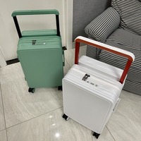 Valise à bagages avec une large poignée continuer avec serrure approuvée par la TSA sac de voyage léger avec roues pivotantes valise PC