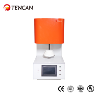 Four de Traitement Thermique de Porcelaine pour Laboratoire Dentaire Personnalisé TENCAN TC-BDF-1L Programmable avec Écran Tactile 7'' et Contrôle PID, Chauffage 1C