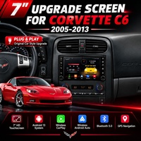 Lecteur multimédia Android Carplay 4G GPS Navi 360 avec écran partagé de 7 pouces pour Chevrolet Corvette C6 2005-2013