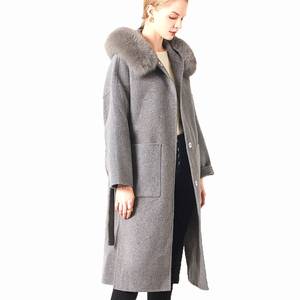 <span class=keywords><strong>Big</strong></span> Và <span class=keywords><strong>Tall</strong></span> Lông Áo Khoác Nữ Thời Trang Dài Lông Cừu Áo Khoác Da Cừu Womens Chiều Dài Đầu Gối Cashmere Fox Áo Khoác Lông Thú Với Mui Xe - Product Image 3