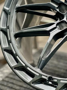 Jantes de voiture de course concaves en chrome argenté forgé 5X112 5X120 18 19 20 21 22 23 pouces compatibles avec <span class=keywords><strong>BMW</strong></span> M2 <span class=keywords><strong>M3</strong></span> E39 E46 <span class=keywords><strong>E92</strong></span> M4 M5 E34 - Product Image 4