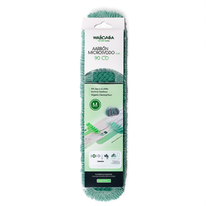 Mop Seca Microfibra Verde 90 Cm Flecos per Pulizia Organica dei Pavimenti - Product Image 2