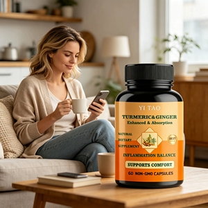 Cápsulas de Curcumina de Alta Absorción con Extracto de Pimienta Negra |   Soporte para las articulaciones y el sistema inmunitario |   Antioxidante Natural |   Suplemento de Cúrcuma - Product Image 6