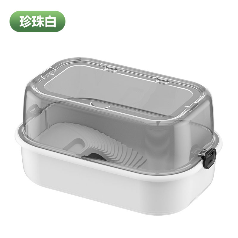 Turtle box pearl white