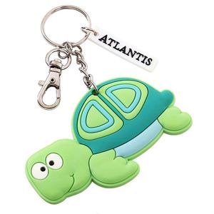 <b>Custom</b> Design 2D Soft PVC Rubber Keychain with Silk Screen Printed Logo Personalized 3D <b>Custom</b> Shape <b>Key</b> <b>Ring</b> for Events - Product Image 5