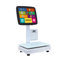 Balance-caisse ZHONGJI TS11 avec imprimante thermique 58 mm, compatible Windows, garantie 2 ans, compatibilité multi-appareils pour supermarchés