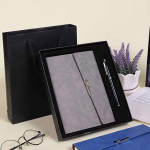 Set de Regalo Corporativo Personalizado, Cuaderno de Cuero PU, Bolígrafo con Impresión Digital, Regalos Promocionales Perfectos para Aniversarios Empresariales y Bancarios - Product Image 2