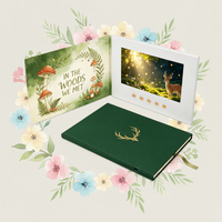 Carte-cadeau d'entreprise personnalisée avec écran LCD 4,3/5/7 pouces pour lancement de produits et promotions marketing
