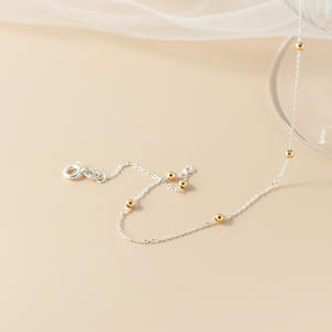 Collar de Plata de Ley S925 con Mariposa Wenchi para Mujer, Versión Coreana, Borla, Perla Sintética, Collar Largo, Modelo 20997, Hecho en China - Product Image 4