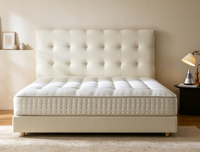 Matelas à ressorts ensachés Queen King Size, tufté à la main, matelas anti-pression en boîte, livraison facile pour la chambre à coucher