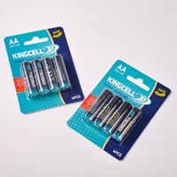 Pile alcaline Kingcell Ultra+ AA LR6 1,5 V, durée de conservation de 10 ans, certifiée CE ISO 9001, pour appareils électroniques domestiques – Approvisionnement direct usine