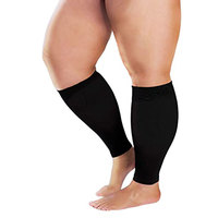 Chaussettes de compression confortables et apaisantes pour mollets larges Le soutien dégradé prévient l'enflure et la douleur Œdème Grandes poignets Unisexe XXXL Plus Size Men