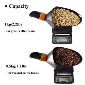 CAFEMASY Dụng Cụ Cà Phê ABS Nhựa Scoop Cà Phê Đậu Phục Vụ Khay Với Dây Da 1KG Cà Phê Đo Muỗng - Product Image 3