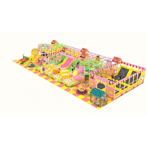 Équipement de terrain de jeu intérieur pour enfants en PVC personnalisé, construction de structure de jeu - Product Image 1