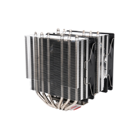 660 Dual Tower 6 Heat Pipes CPU Heat sink High-Performance Quiet Operation Fluid Bearing Dual Cooling Fans Computer Case