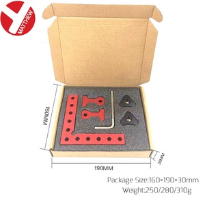 Outil de serrage d'angle carré pour menuisier, <span class=keywords><strong>90</strong></span> degrés, qualité DIY, personnalisé pour cadres photo, boîtes, armoires, tiroirs - Product Image 5