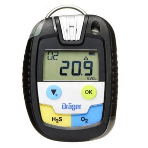 เครื่องตรวจจับก๊าซเดี่ยว Drager Safety PAC 8500/8000/6500/6000 พร้อม CO, H2S, SO2, O2 - Product Image 1