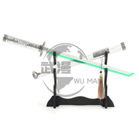 Seal Demon Tang Épée Horizontale Blanc En Bois Led Lumière Jouet Épées pour Cosplay