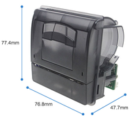 CSN-A1 Harga Terjangkau 12V 58mm 2 Inci Printer Panel Thermal Mini Serial untuk Kios