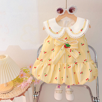 Robe de princesse pour bébés filles - Robe d'été sans manches à col de poupée Vente en gros Commerce international