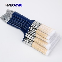 Pinceau de peinture à filament PET pur 100% bon marché d'usine ODM pinceaux muraux industriels bricolage OEM manche en plastique