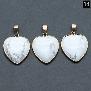 Cuarzo Personalizado con Nombre 2026 para Joyería, Cristal para Hacer Joyas, Colgante de Jade Blanco en Forma de Corazón para Mujer - Product Image 3