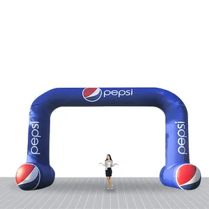 Outdoor Decoration Inflatable Finish Line Entrance Arch Welcome Inflatable Arch Gate with Air Blower