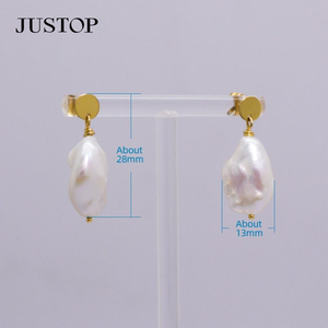 Fashion Statement Rice Shape Grade Black <b>Pearl</b> S925 Sterling <b>Silver</b> Vintage Drop Stud <b>Earrings</b> - Product Image 5