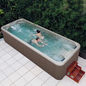 Acryl Marmor Material Endless Swim Spa Pool Drop-In Installation styp Balboa Outdoor Whirlpool <span class=keywords><strong>Massage</strong></span> Exportiert Europa USA - Product Image 4