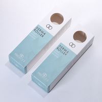 Instrument de nettoyage boîte de papier de couleur impression personnalisée Derma rouleau carte boîte d'emballage masseur boîte en carton avec fenêtre en PVC