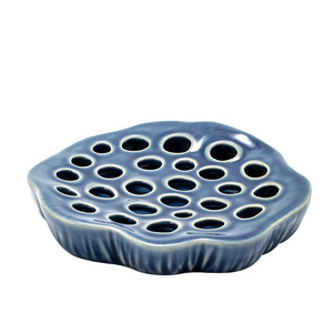 Soporte para Tetera de Cerámica con Forma de Vaina de Loto, Irregular, con 12 Compartimentos, Accesorio Multifuncional para Té, Origen Dehua - Product Image 5
