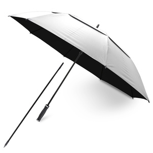 Sombrilla de Playa Automática Retráctil de Doble Capa Resistente al Viento con Anclaje para Arena - Sombrilla Impermeable para Golf y Actividades al Aire Libre - Product Image 1