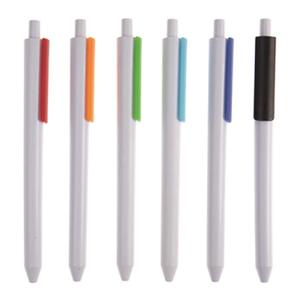 Macaron Color School Office Press Ballpoint Pen Custom Printing Promotion Plastic Pen with Pen Clip - Product Image 3